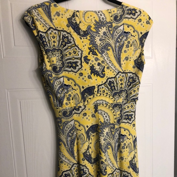 SOLD - Ralph Lauren Faux Wrap Dress - Picture 4 of 4